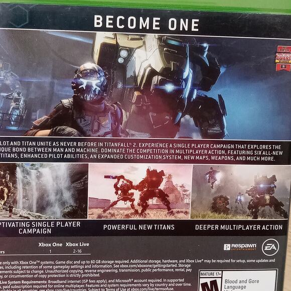 XBOX ONE Titan Fall 2 Video Game Case No Instruction Manual - Picture 3 of 5